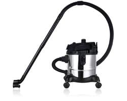 Nat-droogzuiger - Industriële stofzuiger - Werkplaatsstofzuigen - Automatische startfunctie - 20 liter tank - Zwart