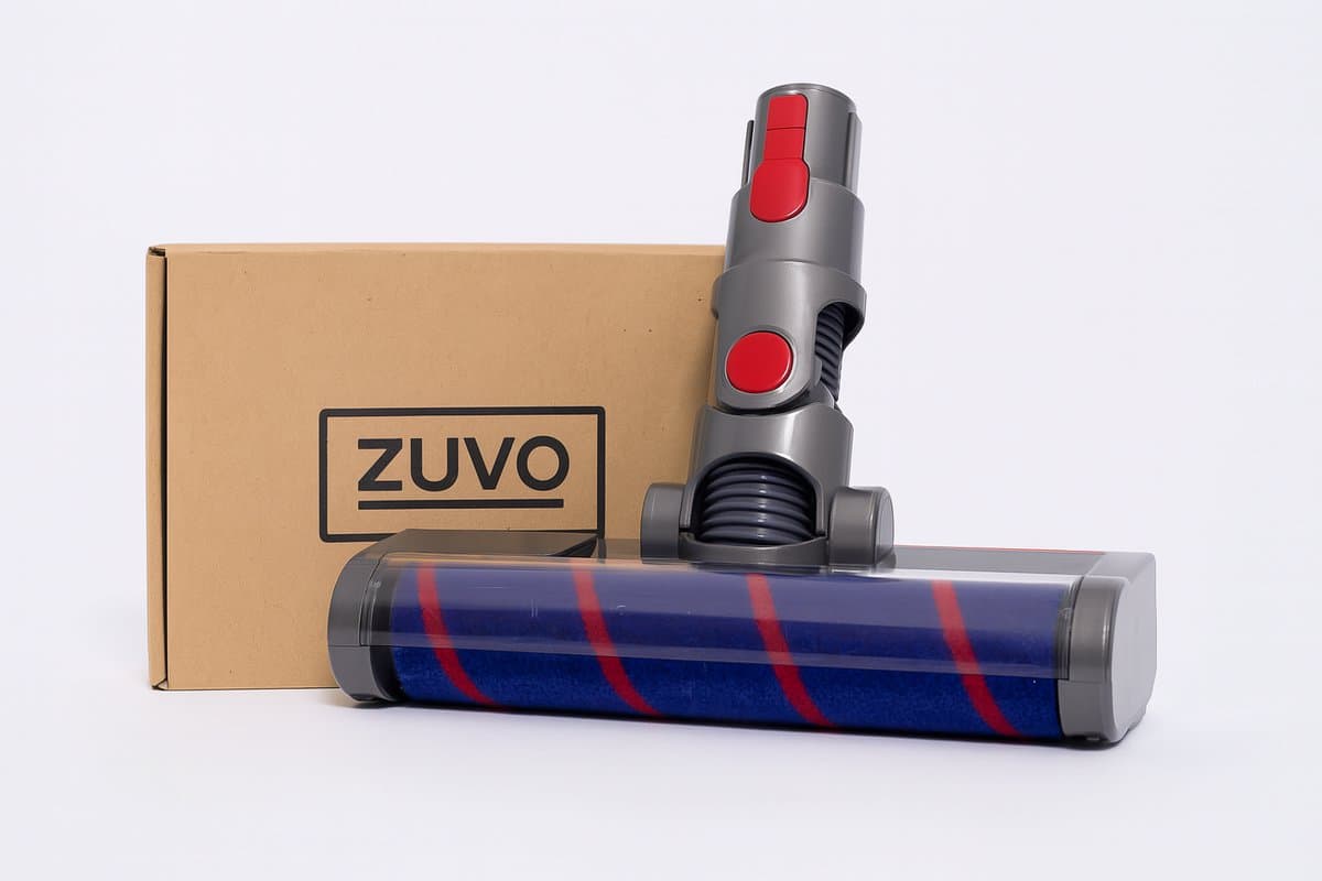 ZUVO Zuigmond met zachte rolborstel - Vacuum cleaner - Geschikt voor Dyson V7 / V8 / V10 / V11 / V15 - Met Led Licht — afbeelding 1