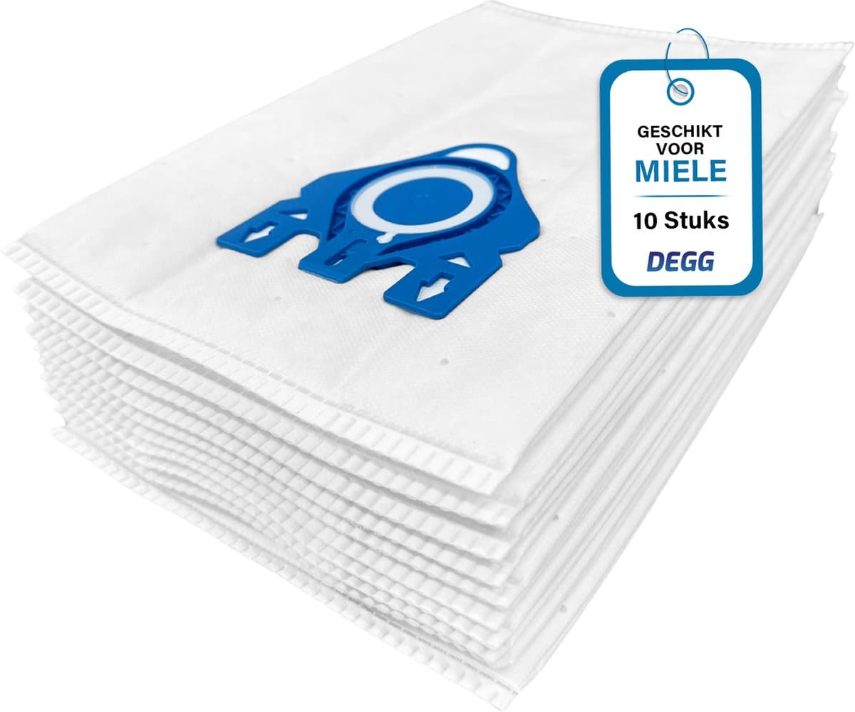 DEGG® - Stofzuigerzakken GN - Geschikt voor Miele GN - Premium Quality - Geschikt voor Miele Complete C2 & C3 , Classic C1 - Kwaliteit gelijk aan Origineel - 10 STUK(S) — afbeelding 1