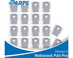 Roborock P20 Pro Stofzakken (18 Stuks, Plus.Parts® alternatief voor 8.02.0239)