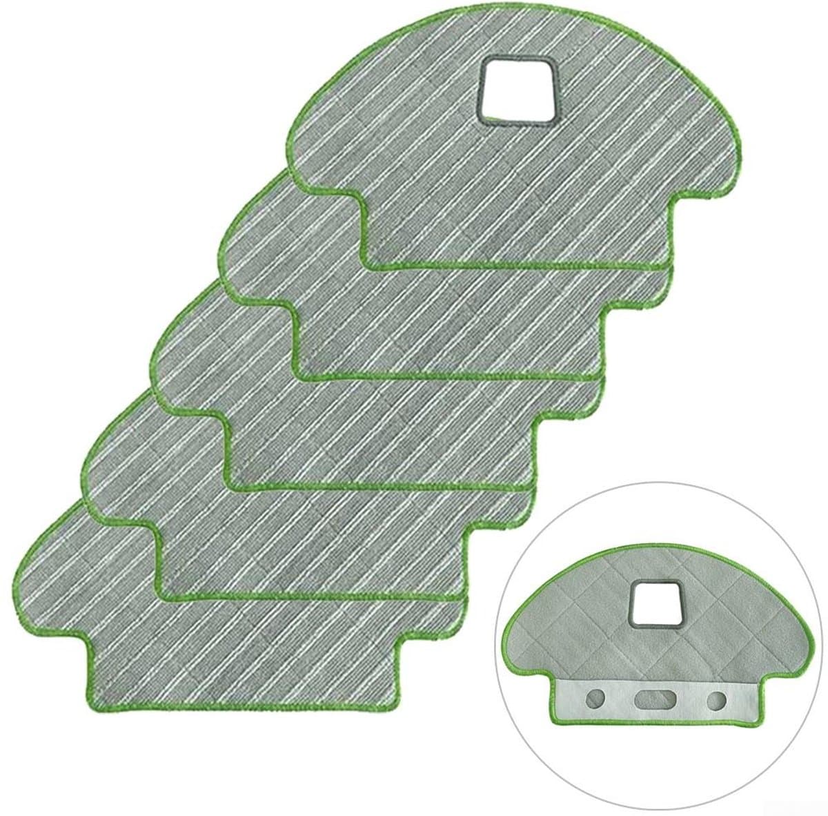 Dweil Pad - geschikt voor IRobot Roomba Combo - Microvezel Natte Reiniging Vervanging - geschikt voor Ecovacs Deebot Ozmo 930/937/960 - Wasbare Natte Dweilpads - 5 Stuks — afbeelding 1