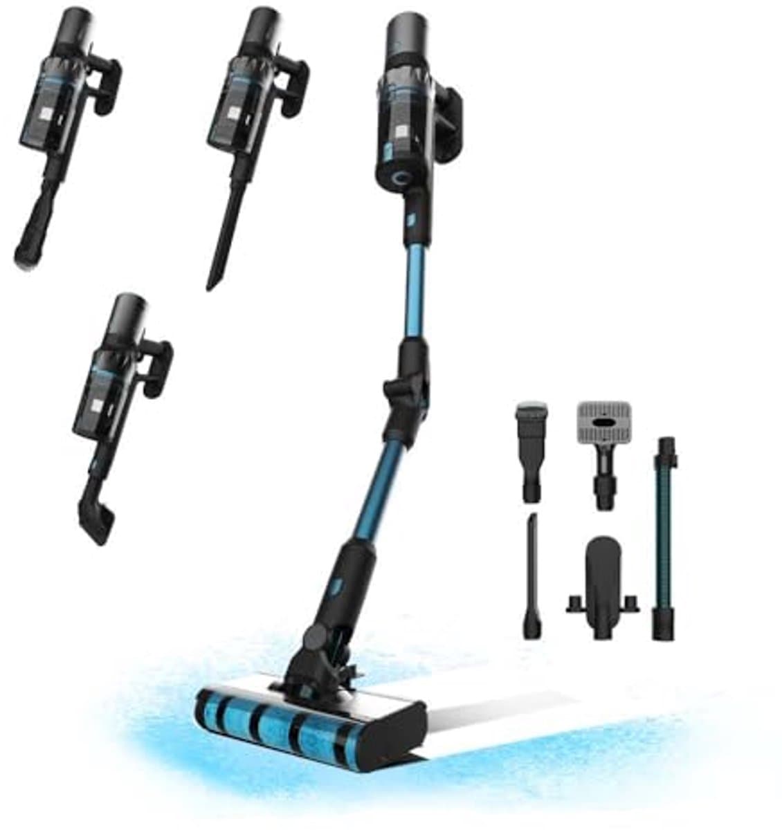 Draadloze Steelstofzuiger 3-in-1 met Hoge Zuigkracht en Flexibele Buis — afbeelding 1