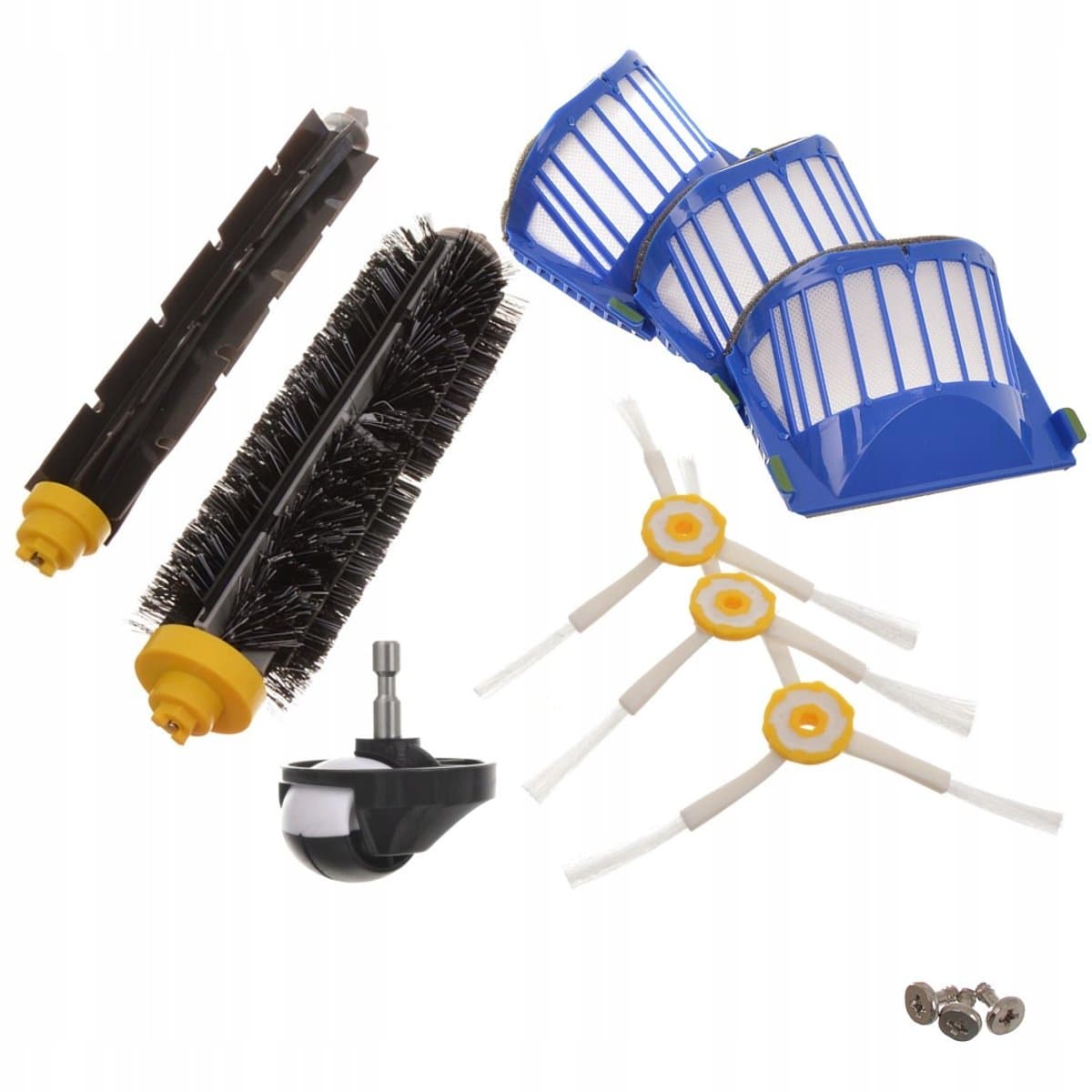 Accessoireset voor iRobot Roomba 600 Series: Filters, Borstels, Wieltje — afbeelding 1