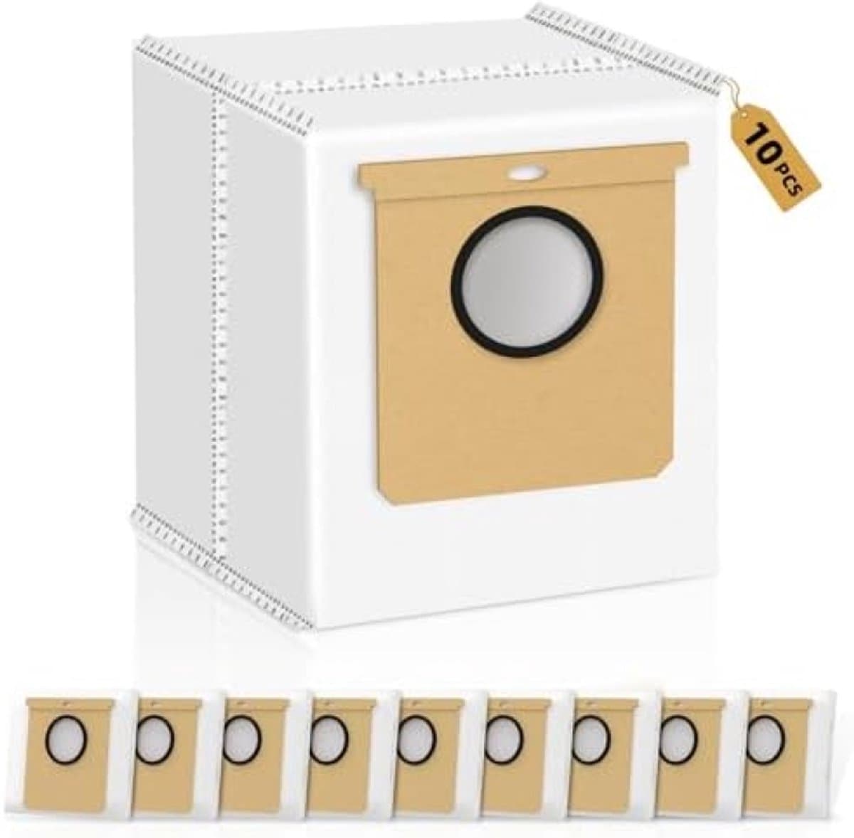 PromoHome 10 stuks stofzakken Geschikt voor Eufy Clean L60 SES / L60 Hybrid SES / L50 SES — afbeelding 1