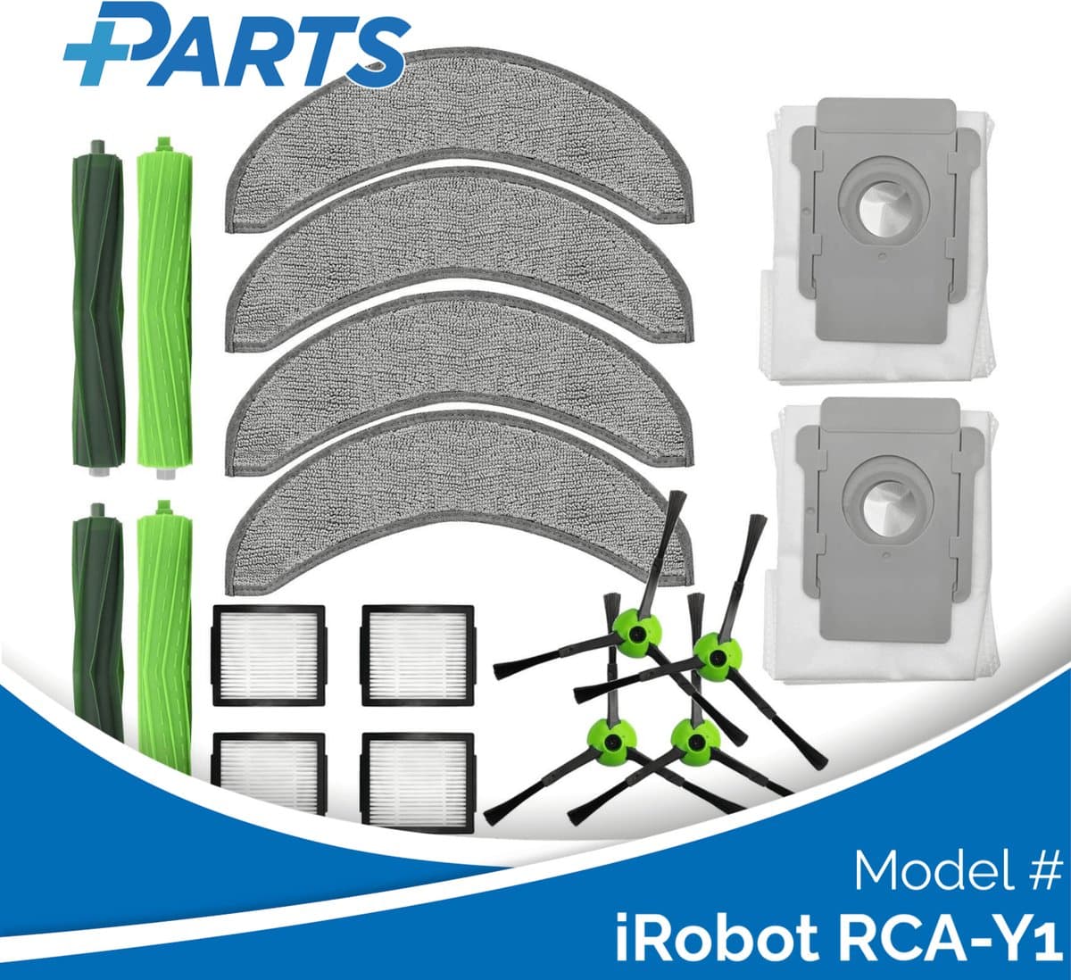 iRobot RCA-Y1 Onderhoudsset (Plus.Parts® alternatief voor 4812261 / 4812262) — afbeelding 1