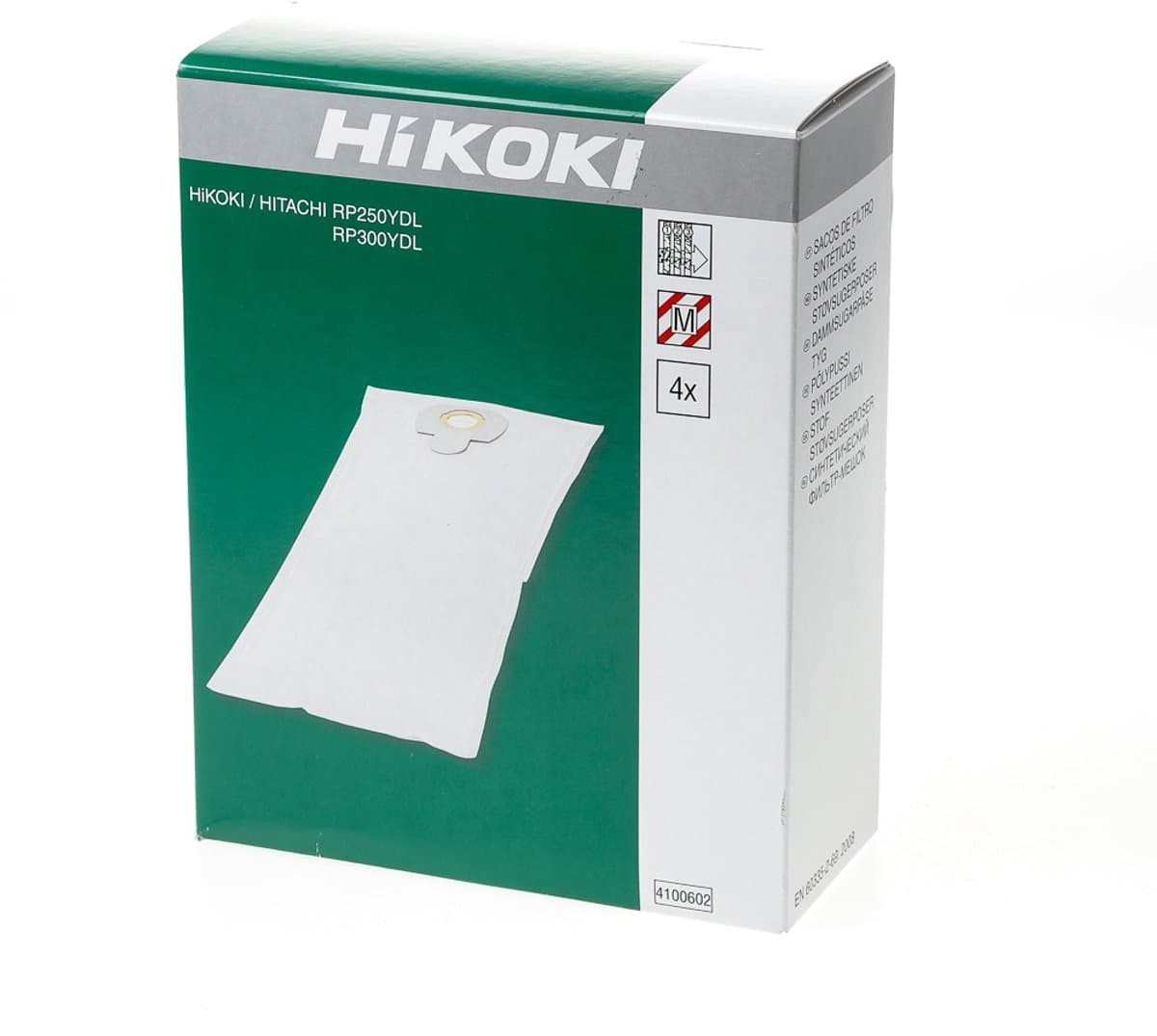 HiKOKI RP Serie - Synthetische Stofzuigerzakken - 4 stuks - Voor Industriële Stofzuigers — afbeelding 1