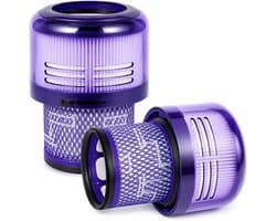 HEPA filter - Filter geschikt voor Dyson V10slim/SV18/V9 steelstofzuigers - 2 stuks - 119 × 87 × 62 mm - Wasbaar en Herbruikbaar