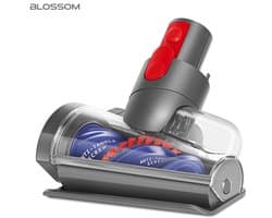 BLOSSOM Schroefvormige Anti-Klit Borstel voor Dyson V7/V8/V10/V11/V15 - Mini Turbo Zuigmond - Verwijdert Dierenharen, Mensenhaar & Huisstofmijt - Universeel Accessoire
