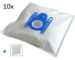 10x Stofzuigerzakken Geschikt Voor Bosch GL20/GL30 Stofzuiger Modellen - Met 2 Stuks Filter