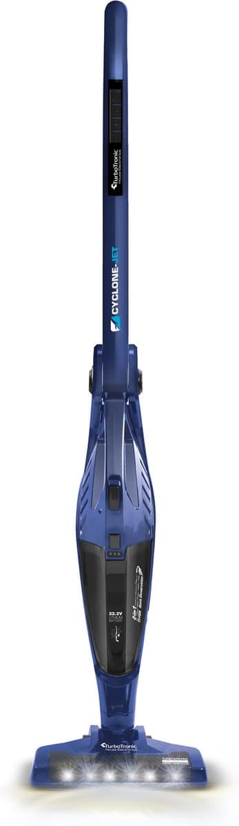 TurboTronic TT-FG6 2-in-1 Steelstofzuiger met flexibele arm - ingebouwde kruimeldief - Blauw — afbeelding 1