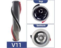 Vervangende Opzetborstel Geschikt voor Dyson V11 – Carbonvezel Rollerborstel – Compatibel met Dyson V11 Draadloze Stofzuiger – Accessoire voor Diepe Reiniging