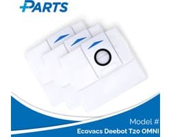 Ecovacs Deebot T20 OMNI Stofzakken (3 Stuks, Plus.Parts® alternatief voor D-DB03-0003)