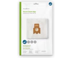 Nedis Stofzuigerzak - 10 Stuks - Synthetisch - Meest verkocht voor: Miele - Wit