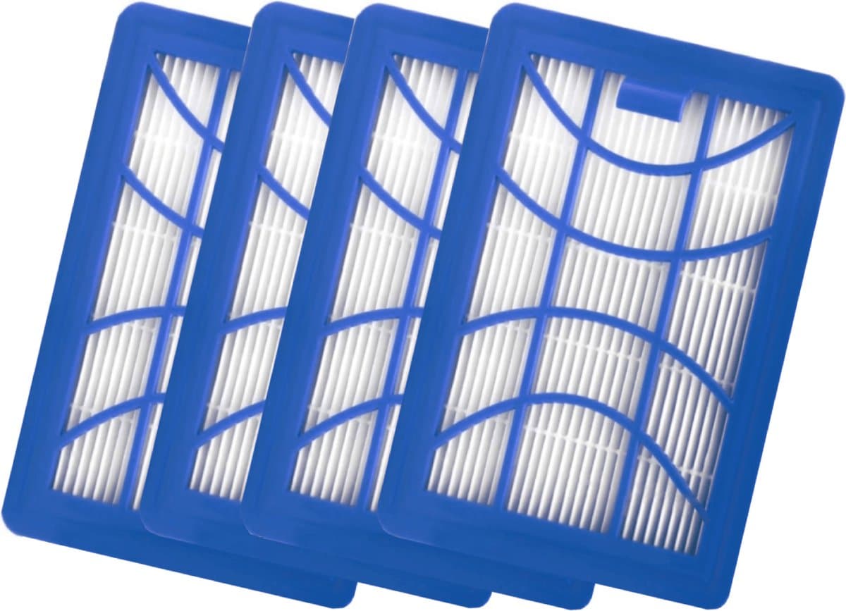 4x HEPA Filter geschikt voor Philips PowerPro Expert FC6042/01 - Uitblaasfilter — afbeelding 1