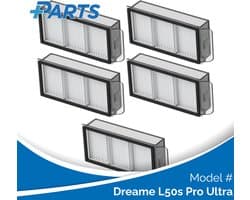 Dreame L50s Pro Ultra Filters (5 Stuks, Plus.Parts® alternatief voor RHF21)