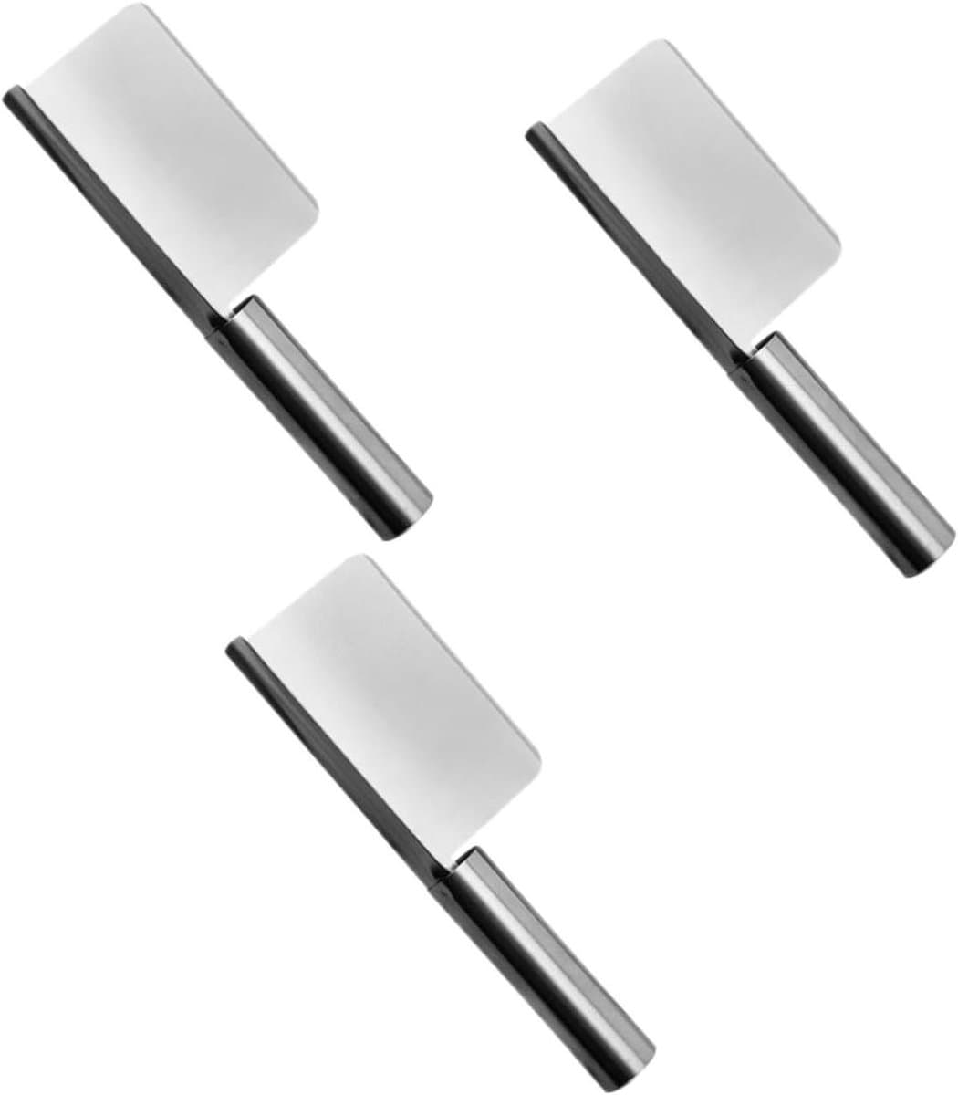 Kruimelveger Set - Broodschraper Keuken - Tafel Schoonmaken - Roestvrij Staal - 3 Stuks - Zilver — afbeelding 1