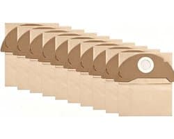 10 stuks stofzuigerzakken - voor Kärcher WD2 MV2 WD 2.200 WD2250 A2004 A2054 A2099 6.904-322.0 - Vervang de filterzak