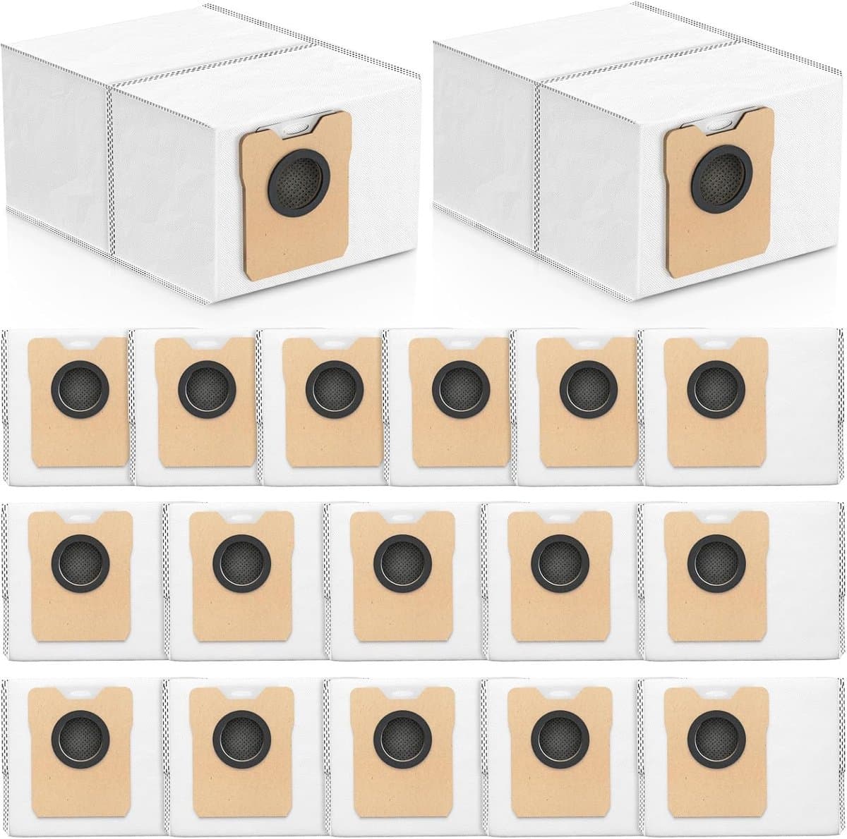18 stuks stofzakken - voor de Eufy Omni C20 C10 robotstofzuiger - vervangende zakken met een grote capaciteit — afbeelding 1