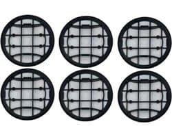 6 stuks - Filterpatronen en filterzeven - spons - Wasbare schuimfilter & inlaatfilter voor Philips-VC 7000 8000-serie XC7053 XC7055 XC7057 XC8055