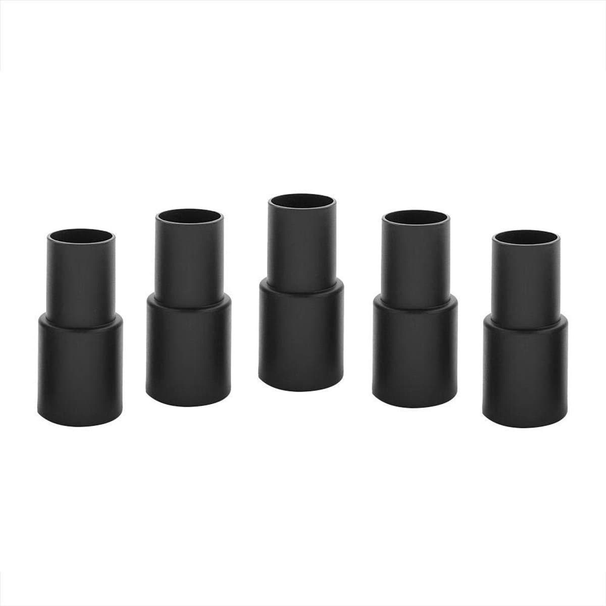 Dailygoods - Vacuum Cleaner Hose Set - Adapter Set - Zwart - 5-delige set - Geschikt voor 32-35mm adapters - Inclusief converter onderdelen — afbeelding 1
