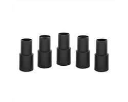 Dailygoods - Vacuum Cleaner Hose Set - Adapter Set - Zwart - 5-delige set - Geschikt voor 32-35mm adapters - Inclusief converter onderdelen
