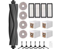 20-delige set - Accessoires voor robotstofzuiger - Accessoires voor de Dreame L20 Ultra stofzuiger - Inclusief hoofdeenheid, zijborstel, filter, dweil en stofzak