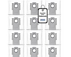 DEGG® - 12x stofzuigerzakken geschikt voor Roborock Q5+, Q7+, Q7MAX+, S7MAXV Ultra, S7 Pro ultra - Robot zakken - Premium kwaliteit