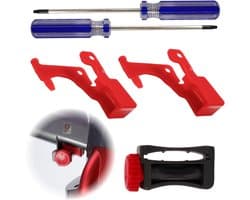 Schakelaars Vervangingsset - Reparatieset Stofzuiger - Draadloze Stofzuiger Repareren - Versterkte Schakelaars - 5 stuks - Zwart