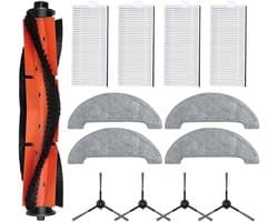 Stofzuiger Accessoire Kit - Vervangende Onderdelen Set - Robotstofzuiger Onderhoud - Specifiek voor RV1 Modellen - 190 g - Zoals afgebeeld