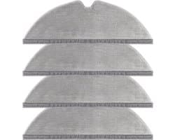 4 stuks Dweilpad vervanging voor Dreame D20 / D20 Pro Plus robotstofzuiger, accessoires, wisserdoek, pads, robotstofzuiger, reserveonderdelen, langdurig gebruik, wasbaar, reserveonderdelen