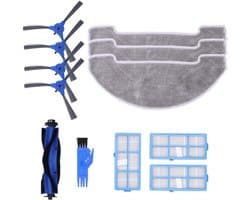 Dailygoods- Robotstofzuiger Hoofdborstelset - Zijborstel - Vodfilter - Stofzuigeraccessoires - Hoogwaardige kwaliteit - Verbeter werkefficiëntie