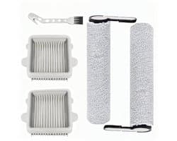 Borstel- en filterset - 2 ronde borstels - 2 HEPA-filters