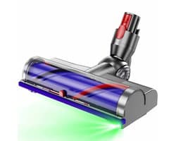 BLOSSOM Aangedreven Zuigmond Geschikt voor Dyson Steelstofzuiger V8/V10/V11/V15/G5 - Turbo Borstel - Vloerzuigmond - Stofzuigeraccessoires - Blauw