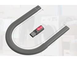 Geschikt voor-Accessoireset voor het reinigen van kieren in de stofzuiger, flexibele slang van 86,4 cm (34 inch), geschikt voor de Dyson V7 V8 V10 V11 V15 GEN5, pluisverwijderaar voor in de droger, voor het reinigen van autodetails en kieren in huis.