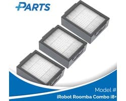 iRobot Roomba Combo i8+ Filters (3 Stuks, Plus.Parts® alternatief voor 4624876)