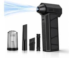 Electric Air Duster - Blauw - 150.000 omwentelingen per minuut - 2-in-1 Handstofblazer en Stofzuiger - Voor Computer en Auto