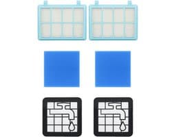 Filter set — Stofzuiger onderdelen,geschikt voor Philips PowerPro Compact/PowerPro City filterset FC8010/01 FC9334 FC9550