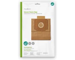 Nedis Stofzuigerzak - 10 Stuks - Papier - Meest verkocht voor: AEG / Electrolux - Bruin
