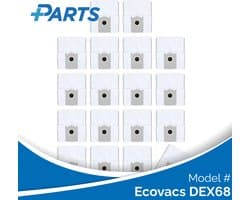 Ecovacs DEX68 Stofzakken (18 Stuks, Plus.Parts® alternatief voor DDB030041)