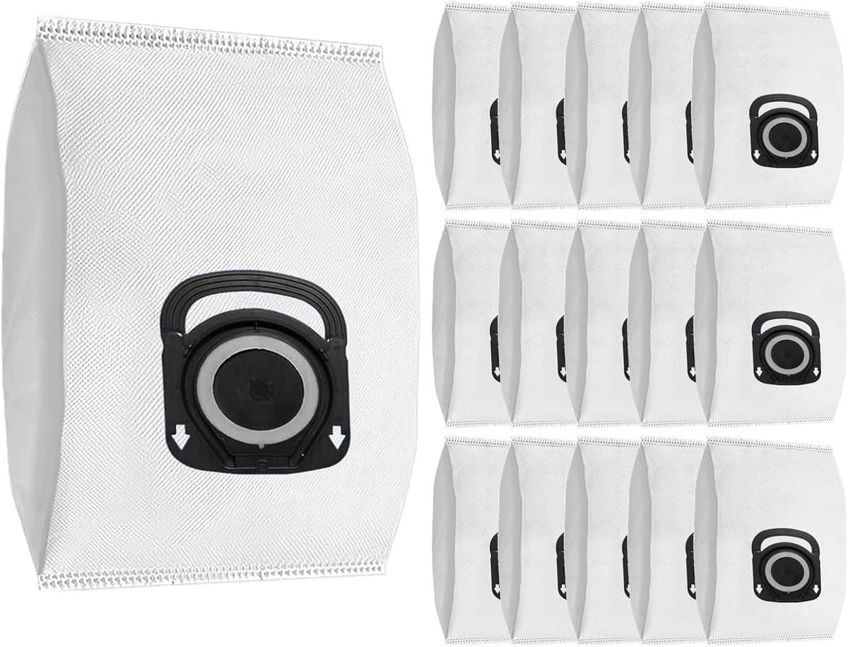 Stofzuigerzakken - Hygiene+ zakken - Stofvrij werken - 5-laags microvezel - 15 stuks - Wit — afbeelding 1