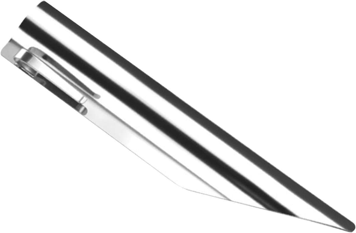 Roestvrijstalen kruimelveger - Tafelreiniger - Snel opruimen - Veiligheidsclip - 14x85cm - Zilver — afbeelding 1