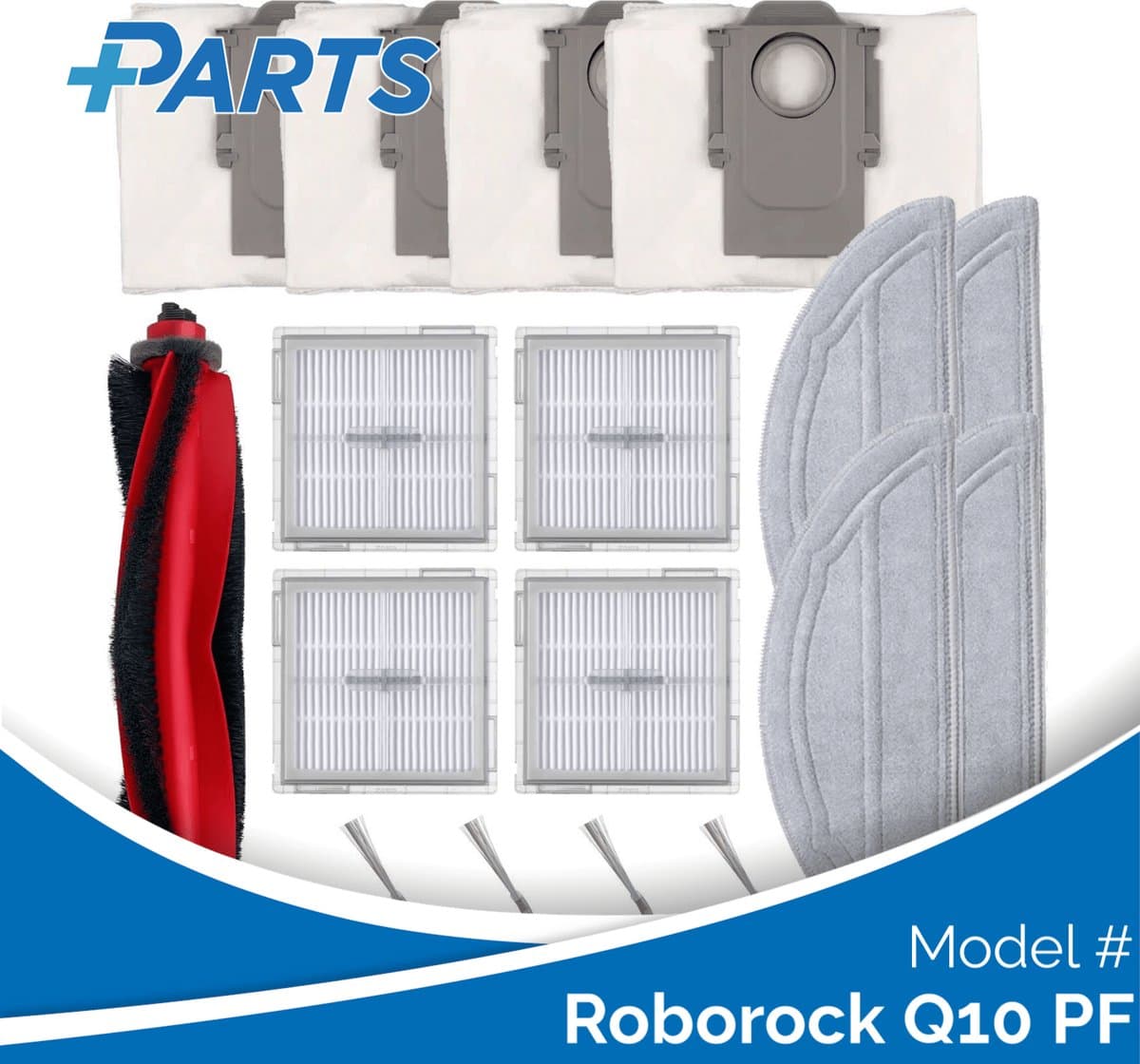 Roborock Q10 PF Onderhoudsset (Plus.Parts® alternatief voor Q10 MAINTENANCE SET) — afbeelding 1