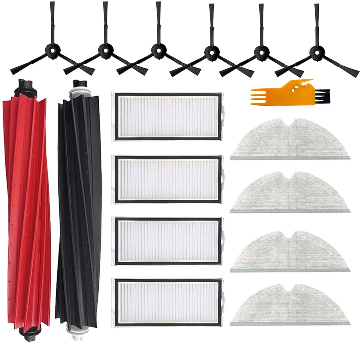 17-delige accessoirekit geschikt voor Roborock Q5 Pro / Q5 Pro+ / Q8 Max / Q8 Max+ stofzuiger — afbeelding 1