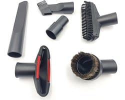 Stofzuiger Opzetstukken 32mm (1-1/4 inch) & 35mm (1-3/8 inch) - Stofzuiger Accessoires Borstel Set - Geschikt voor de meeste Stofzuigers - Universeel - Luxe Kwaliteit - Eenvoudig te Monteren