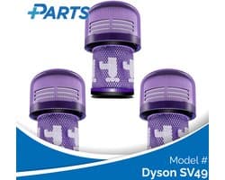 Dyson SV49 Filters (3 Stuks, Plus.Parts® alternatief voor 971517-01)