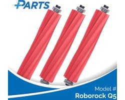 Roborock Q5 Borstels (3 Stuks, Plus.Parts® alternatief voor 8.02.0079)