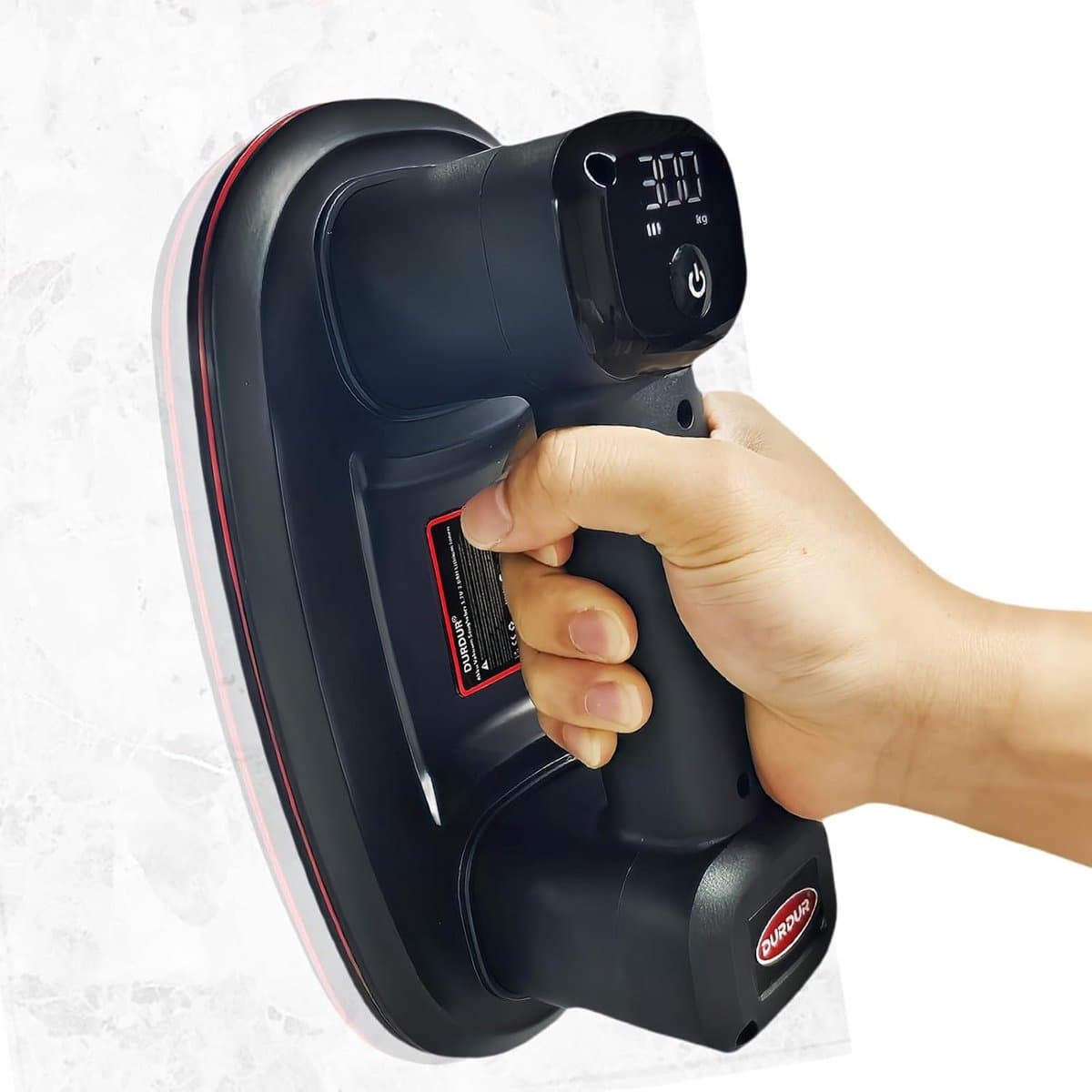 Accu vacuüm zuiggreep 26 cm 300 kg zuigkracht 2x 2000 mAh — afbeelding 1