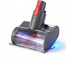 Stofzuigermondstuk - LED-laser - Mini-turboborstel