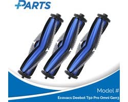 Ecovacs Deebot T50 Pro Omni Gen3 Borstels (3 Stuks, Plus.Parts® alternatief voor DMB010027)