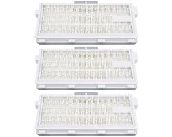 3 stuks HEPA Airclean Plus 50 filters, compatibel met Miele Compact C1/C2, Complete C2/C3, Guard S1/L1/M1, stofzuigerfilter voor S4000, S5000, S6000 en S8000 serie